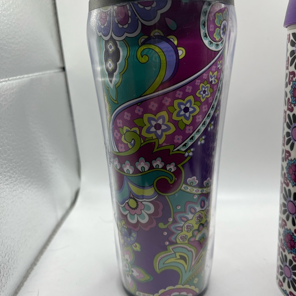 Lot of two Vera Bradley, coffee, and water cups - Picture 7 of 11